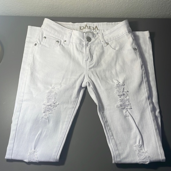 Para jeans white ripped - Picture 1 of 8